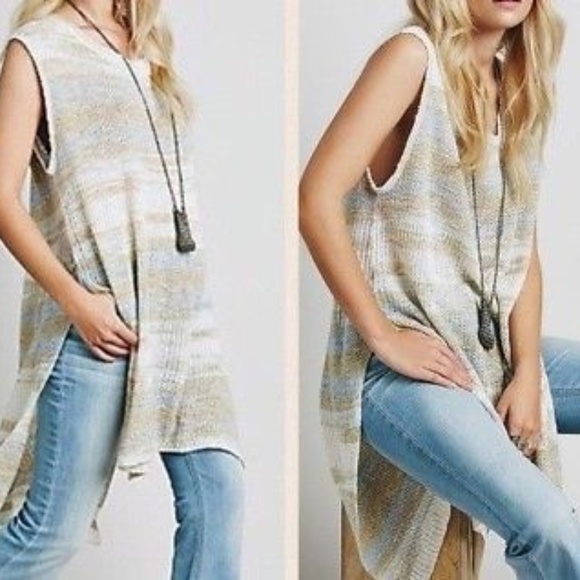 Free People Tops - NWOT Free People Always Sunny Days Tunic Sz. XS